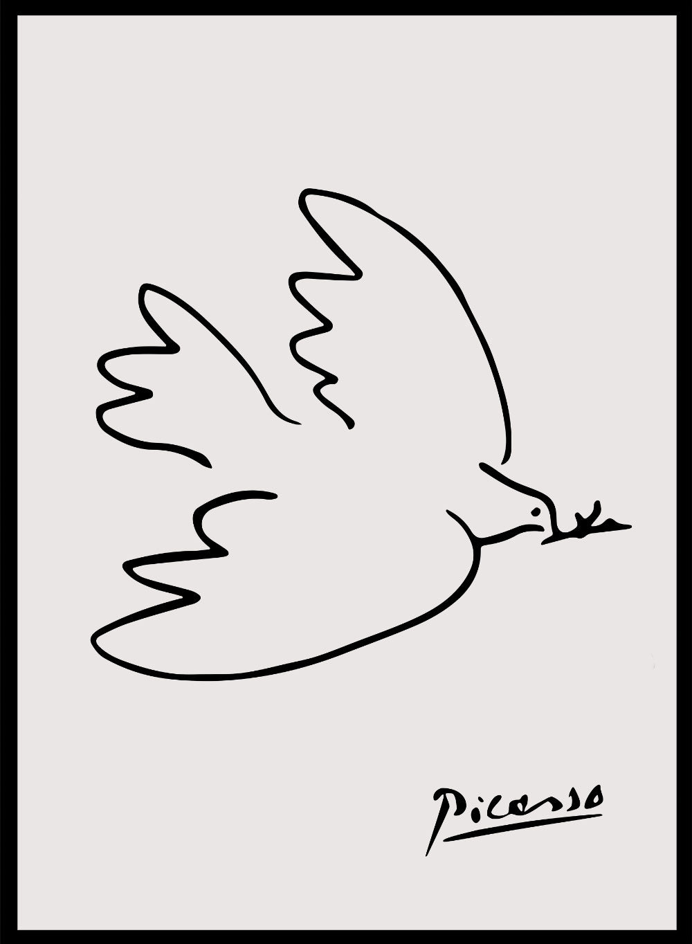 Pablo Picasso Dove of Peace Art Print_Sugar & Canvas