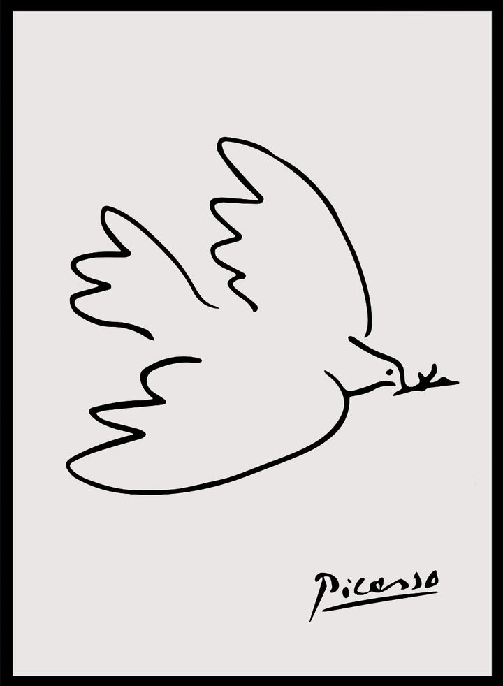 Pablo Picasso Dove of Peace Art Print_Sugar & Canvas