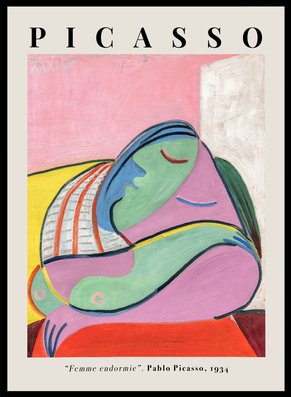 Pablo Picasso Femme Endormie Art Print_Sugar & Canvas