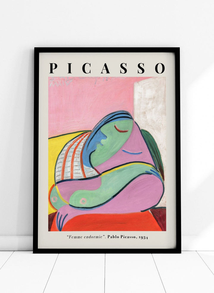 Pablo Picasso Femme Endormie Art Print_Sugar & Canvas