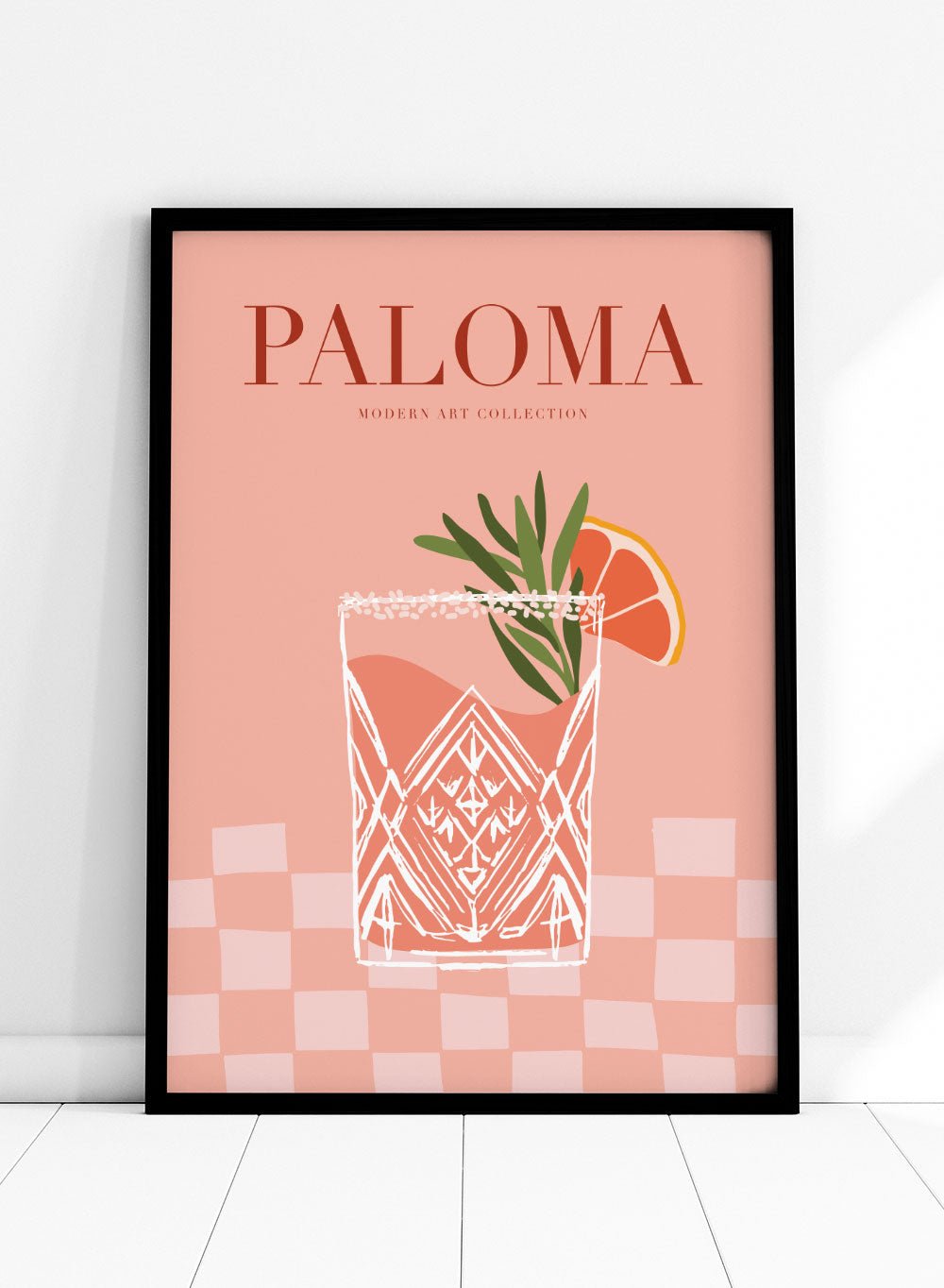 Paloma Drink Bar Art Print_Sugar & Canvas