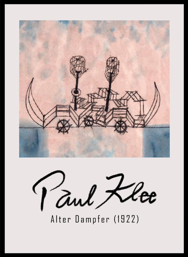 Paul Klee Alter Dampfer (Old Steamboat) Art Print_Sugar & Canvas