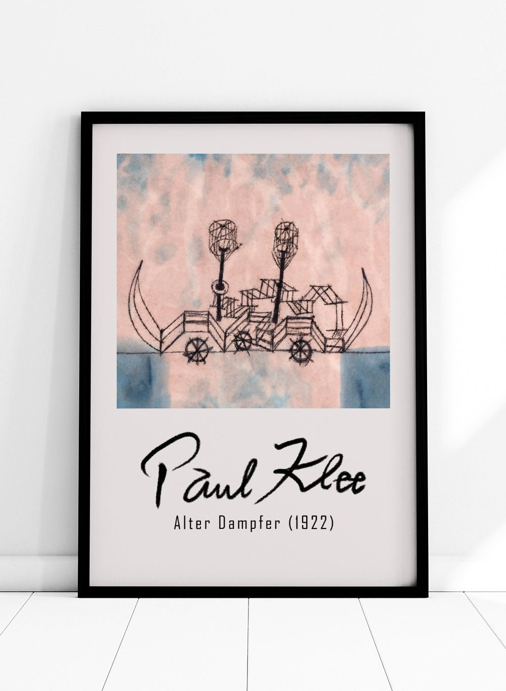 Paul Klee Alter Dampfer (Old Steamboat) Art Print_Sugar & Canvas