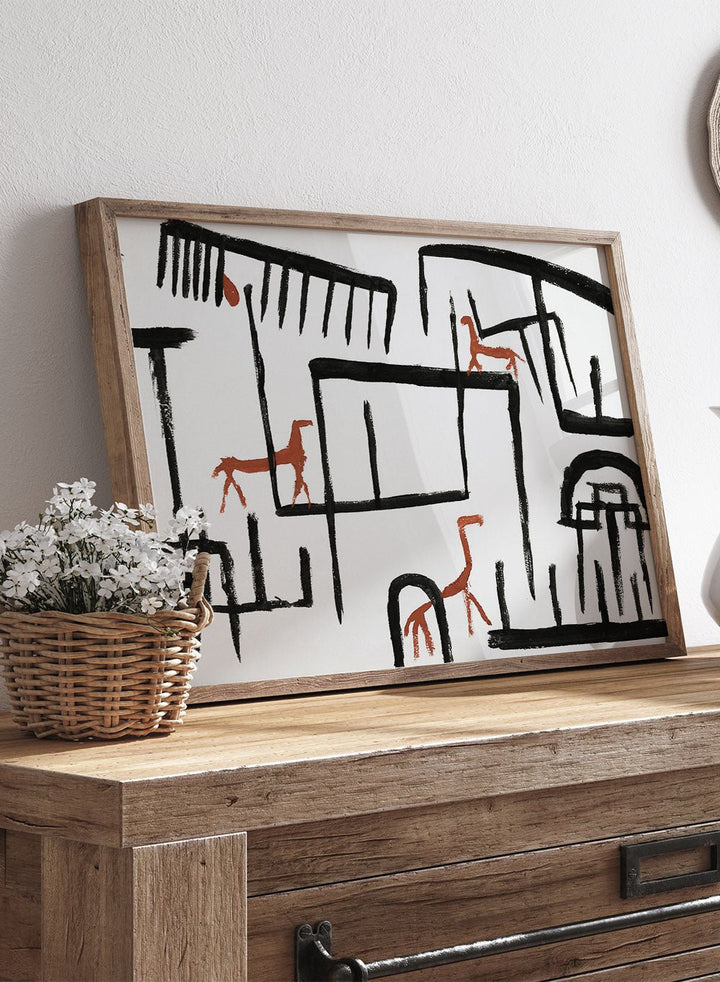 Paul Klee Animals in an Enclosure 1938 Art Print_Sugar & Canvas