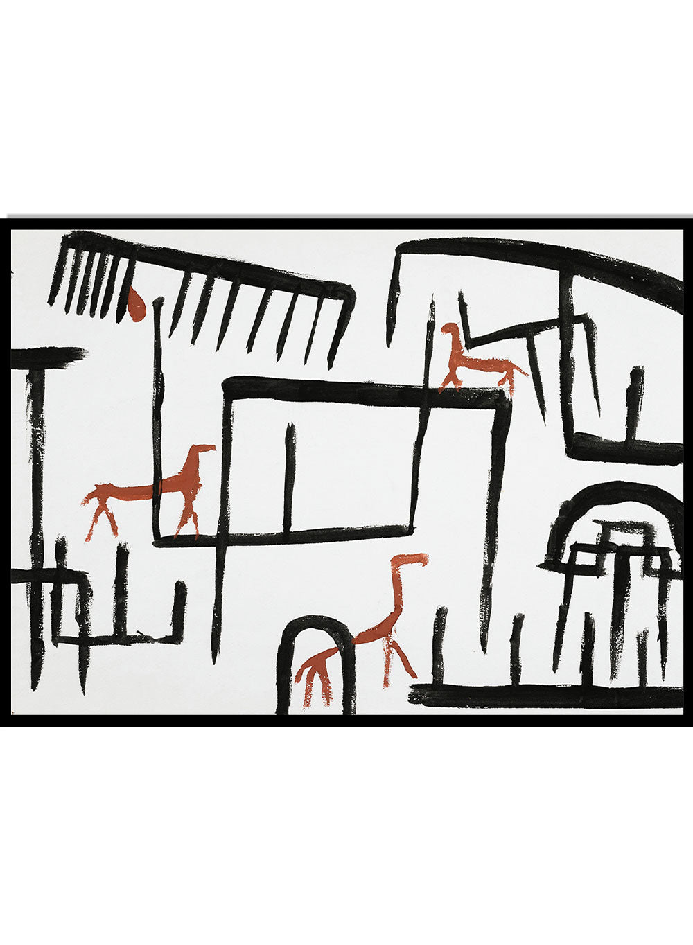 Paul Klee Animals in an Enclosure 1938 Art Print_Sugar & Canvas