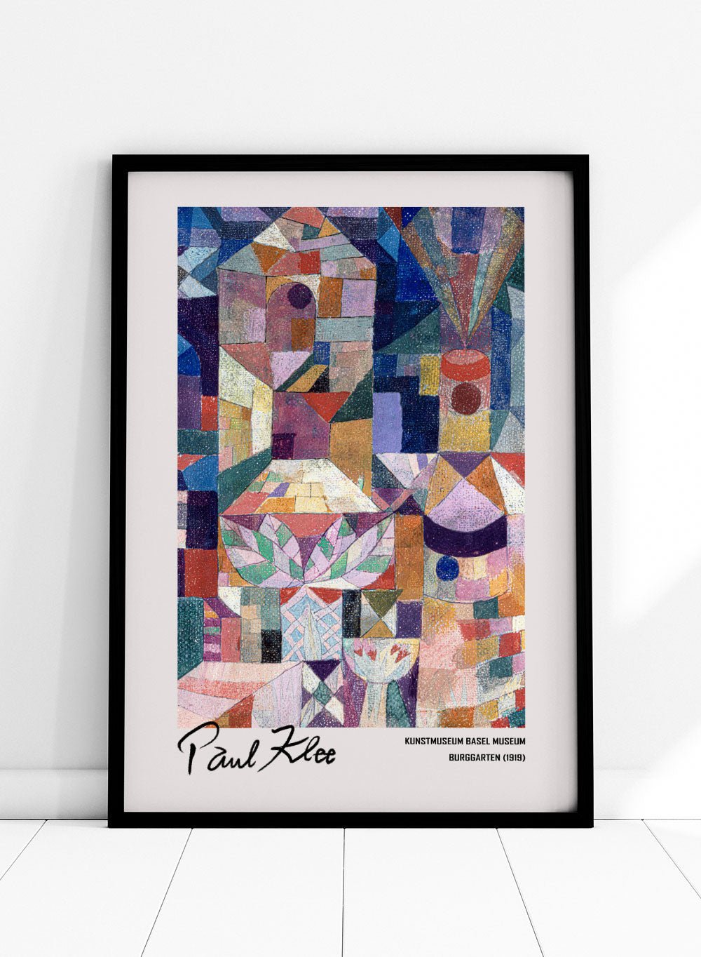 Paul Klee Burggarten 1919 Art Print_Sugar & Canvas