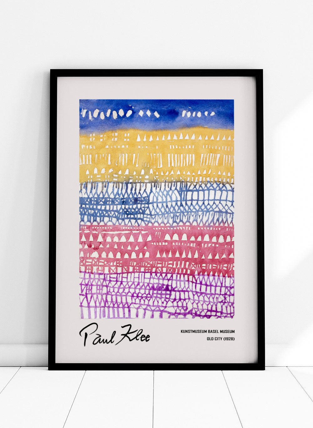 Paul Klee Old City 1928 Art Print_Sugar & Canvas