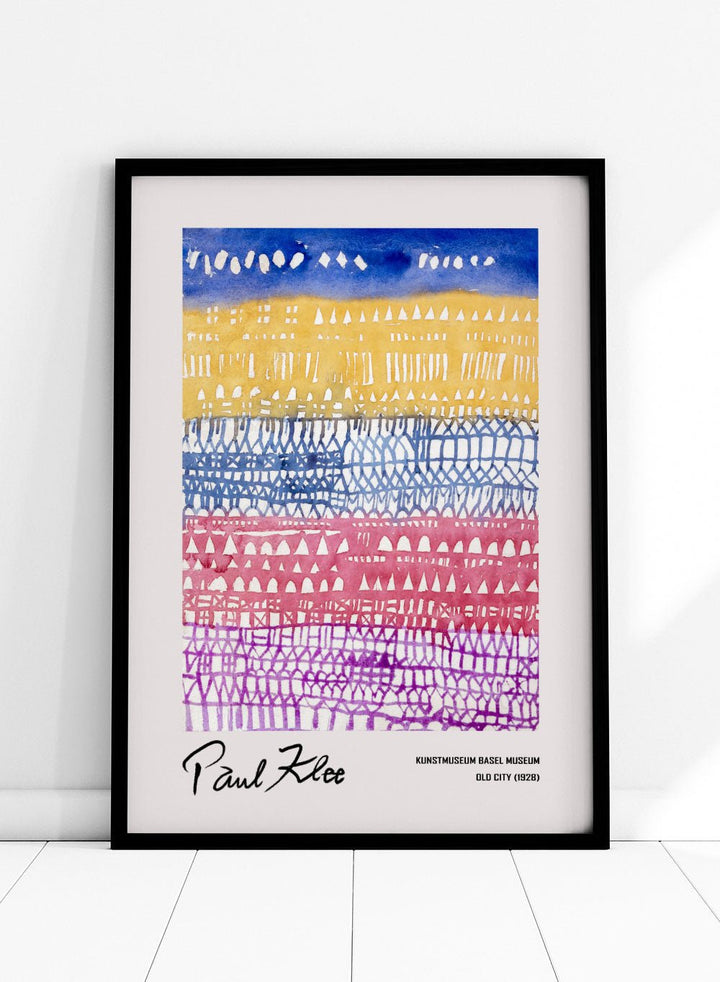 Paul Klee Old City 1928 Art Print_Sugar & Canvas