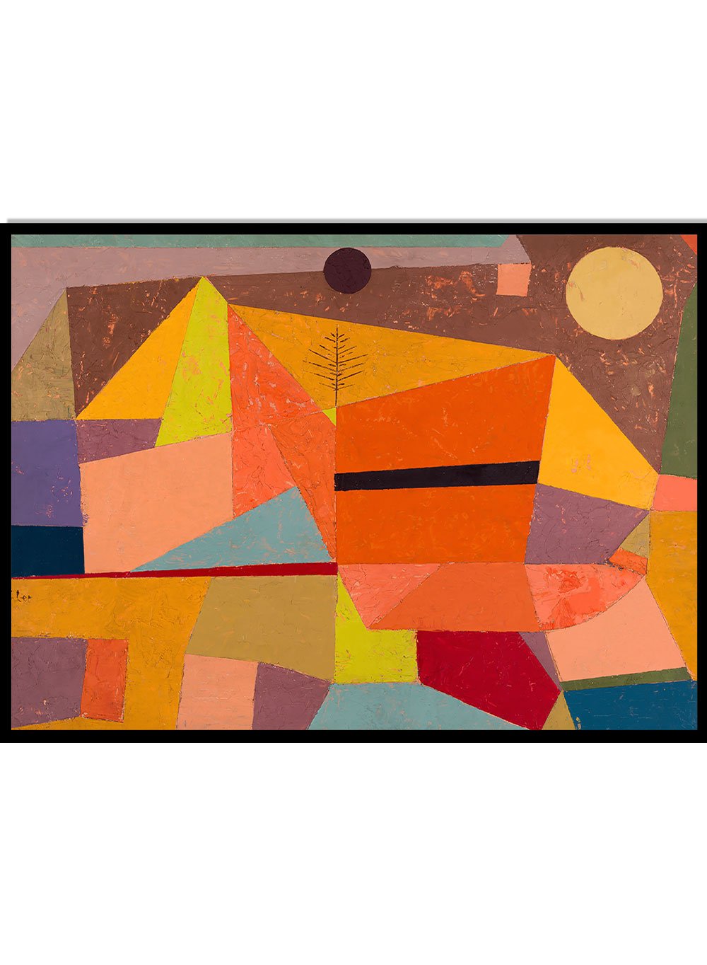 Paul Klee Joyful Mountain Landscape 1929 Art Print_Sugar & Canvas