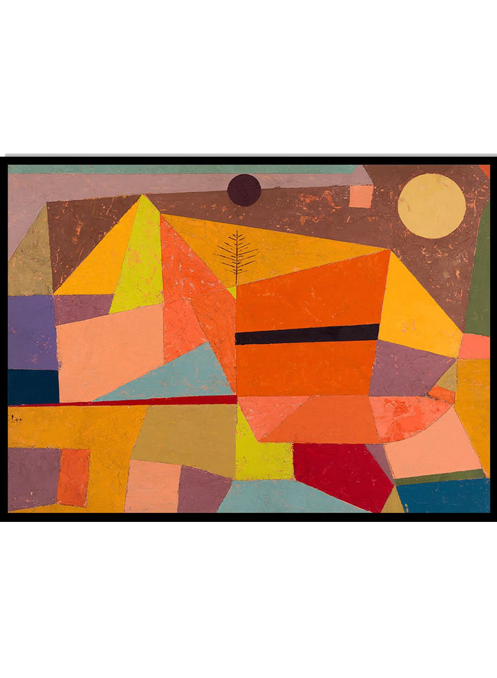 Paul Klee Joyful Mountain Landscape 1929 Art Print_Sugar & Canvas