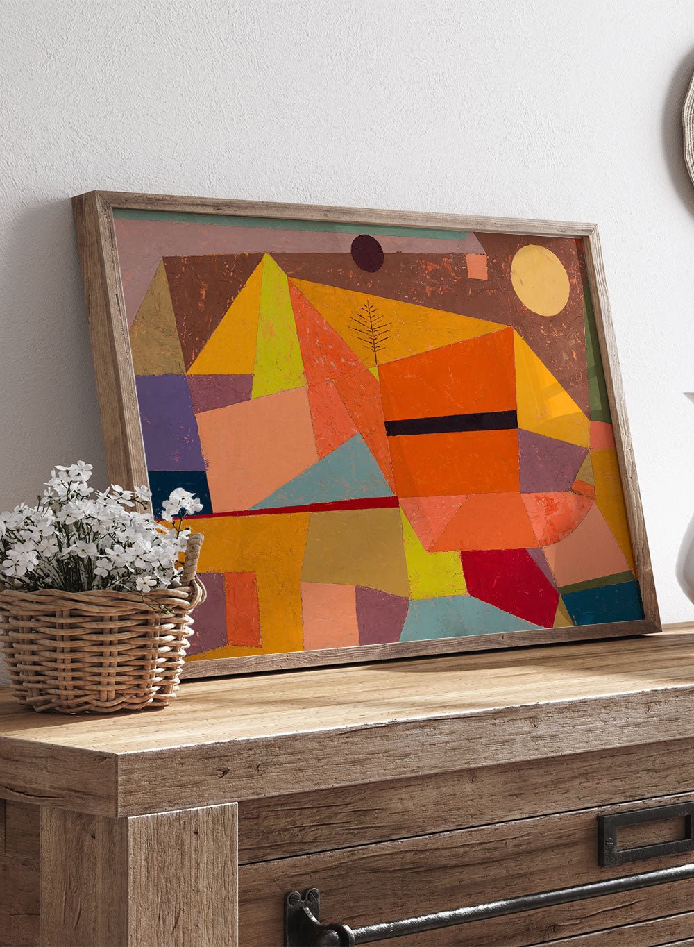 Paul Klee Joyful Mountain Landscape 1929 Vintage Exhibition Poster
