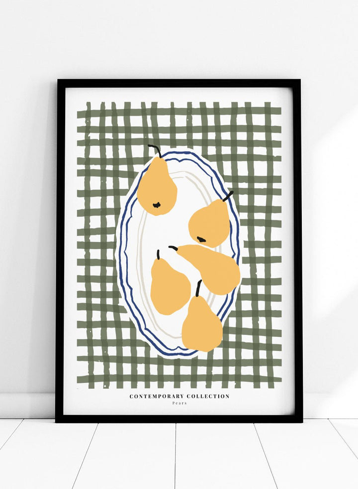 Pears Kitchen Illustration Art Print_Sugar & Canvas