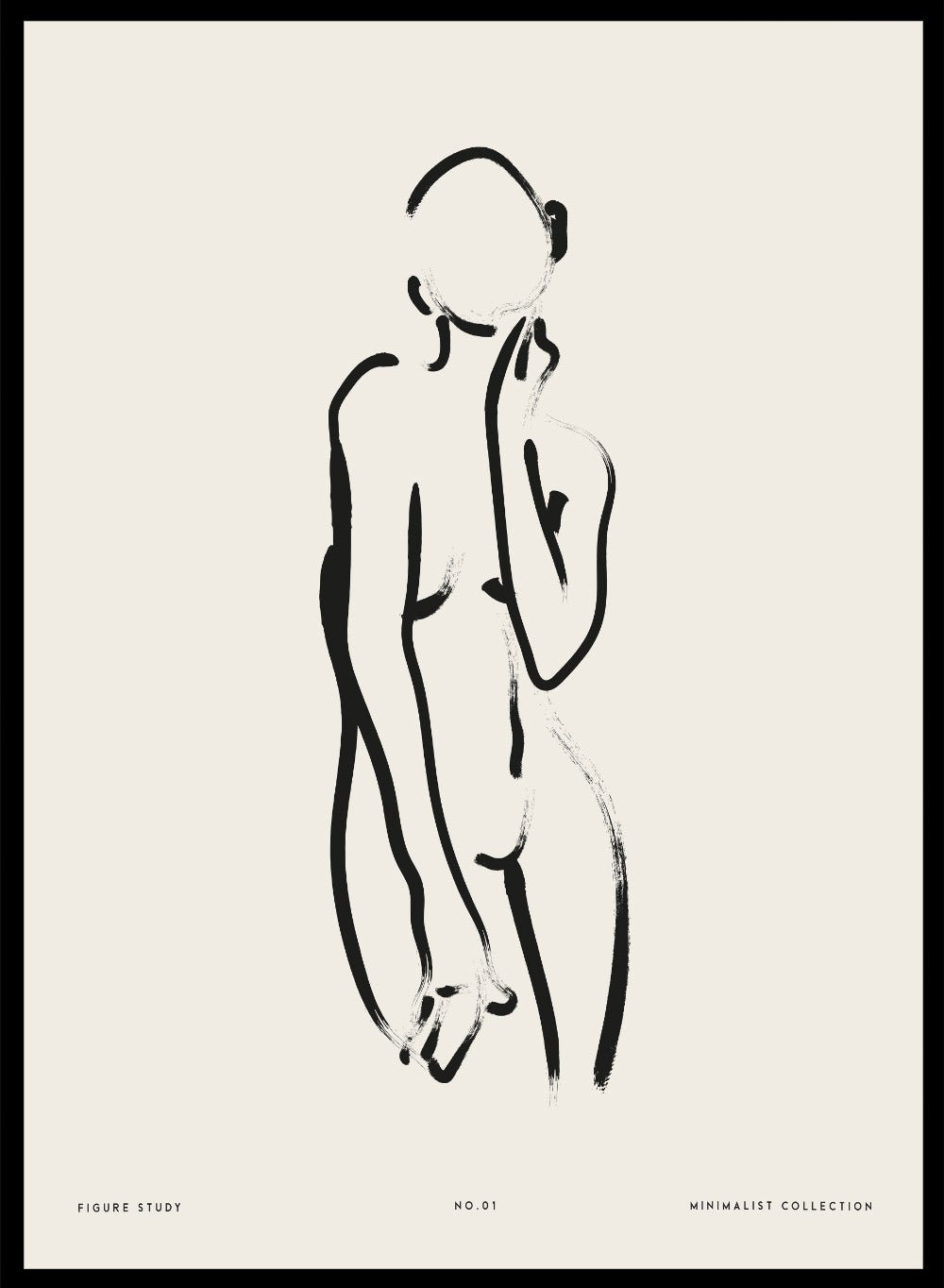 "Abstract Figure" Art Print_Sugar & Canvas