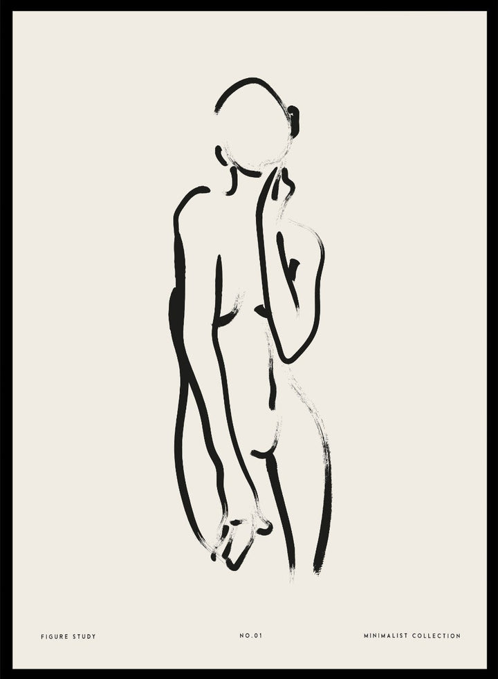 "Abstract Figure" Art Print_Sugar & Canvas