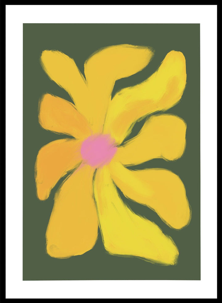 'Golden Petal' Aesthetic Art Print_Sugar & Canvas