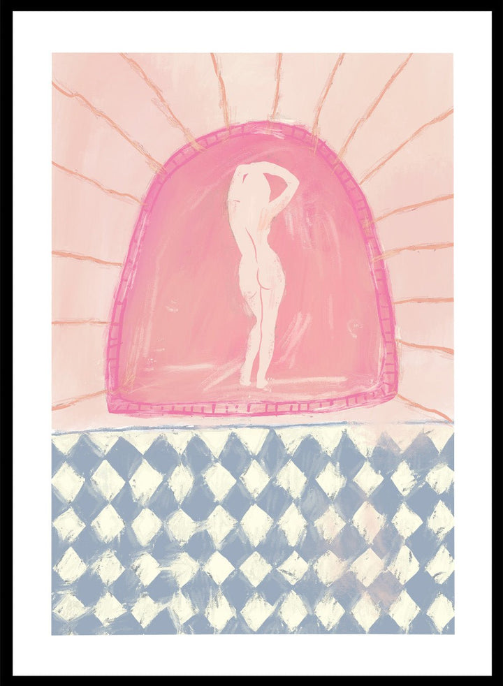 ‘Arched Figure’ Aesthetic Art Print_Sugar & Canvas