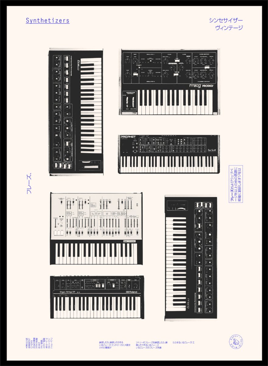 Florent Bodart - Vintage Synthesizer Collection Licensed Fine Art