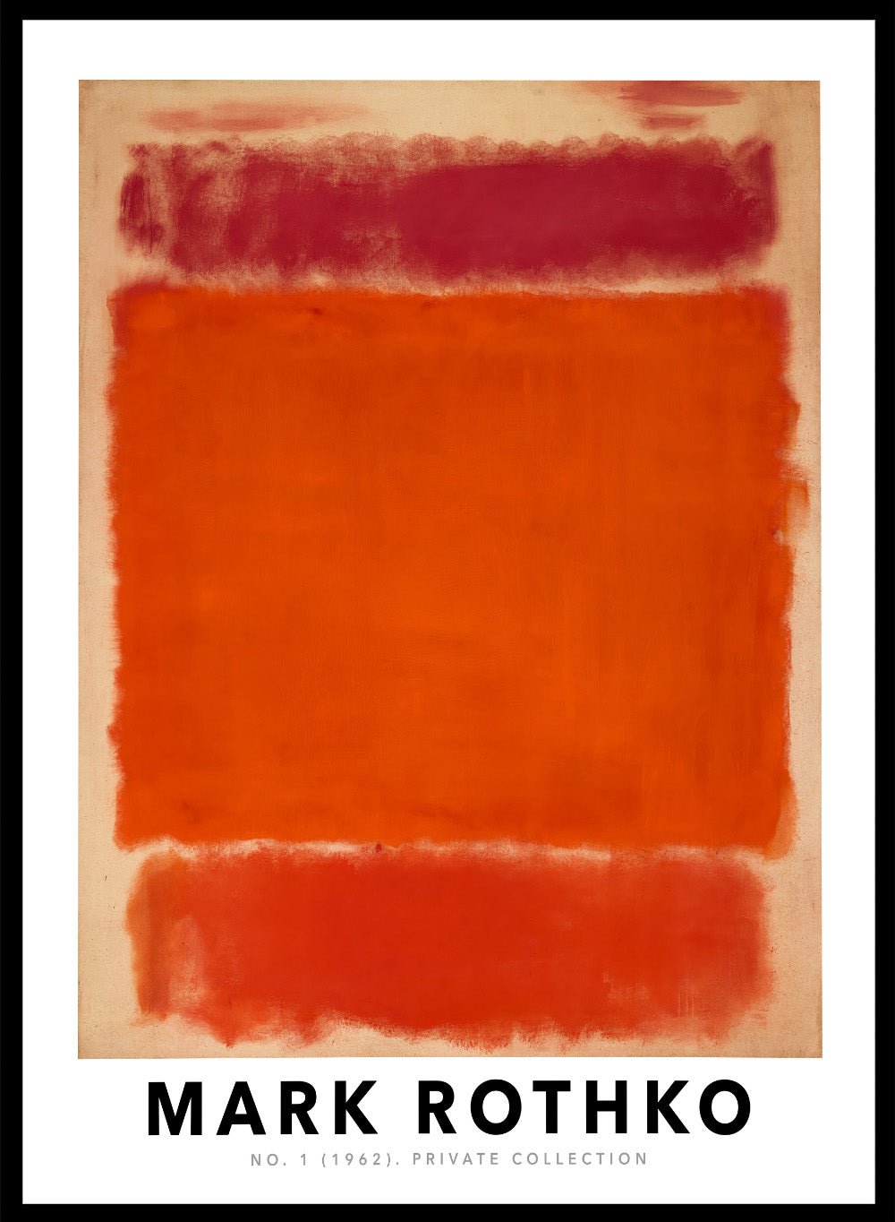 Mark Rothko No. 1 1962 Art Print_Sugar & Canvas
