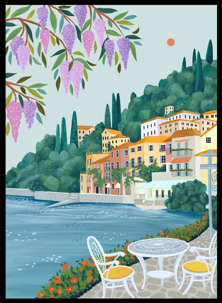 Lake Como Italy Art Print_Sugar & Canvas