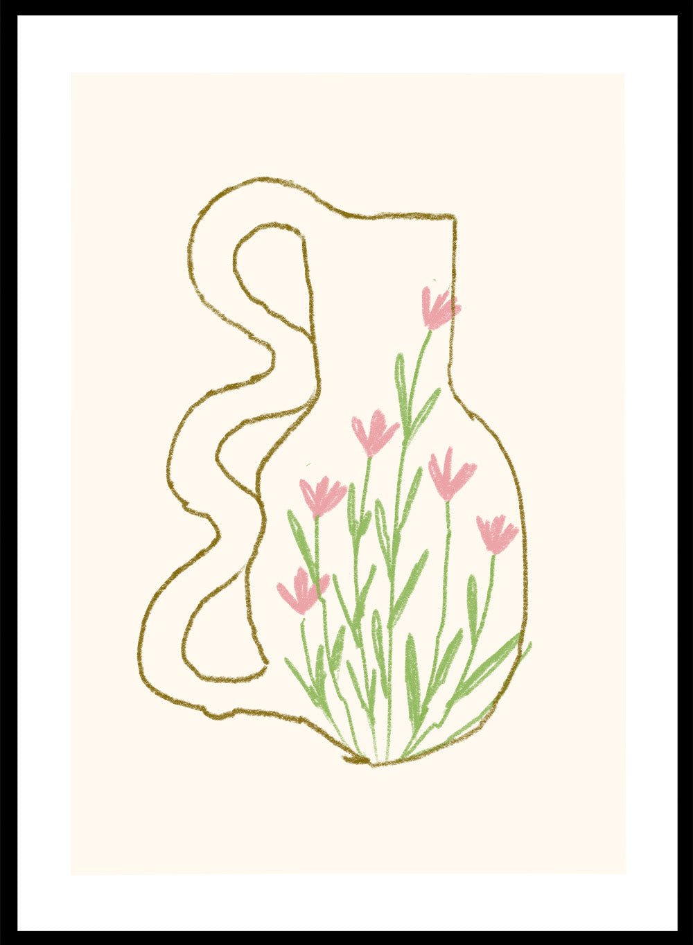 'Spring Vessel' Aesthetic Art Print_Sugar & Canvas