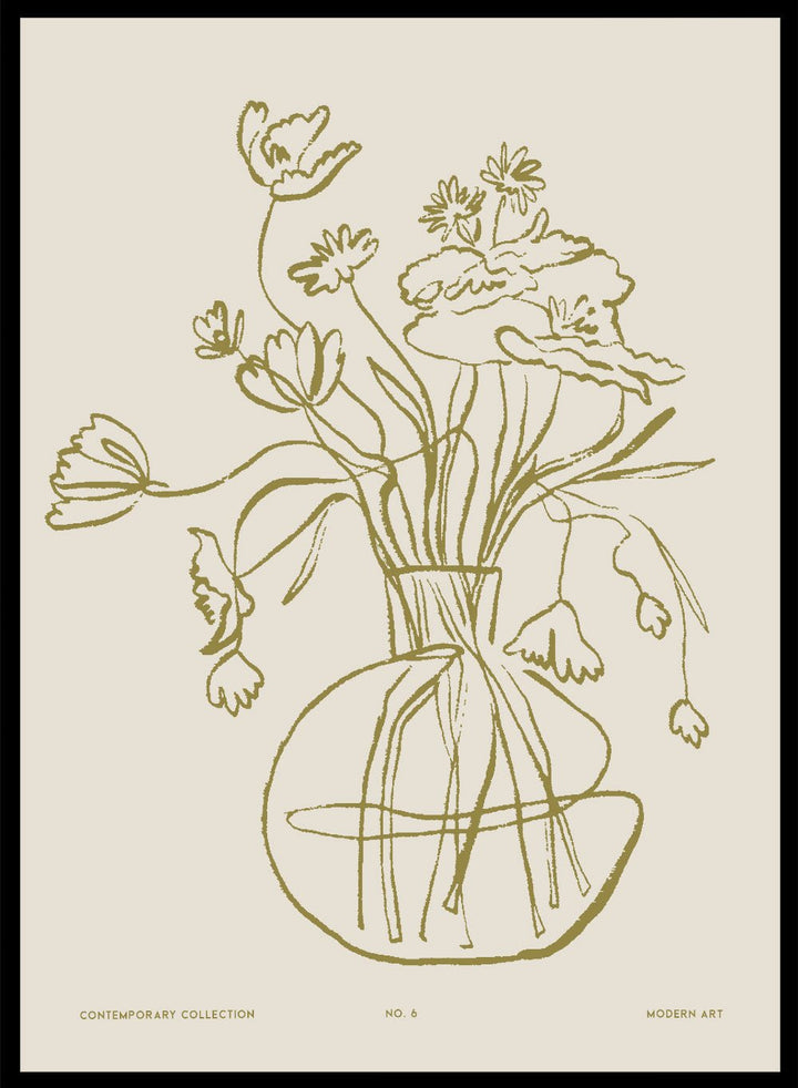 'Modern Flora 06' Aesthetic Art Print_Sugar & Canvas