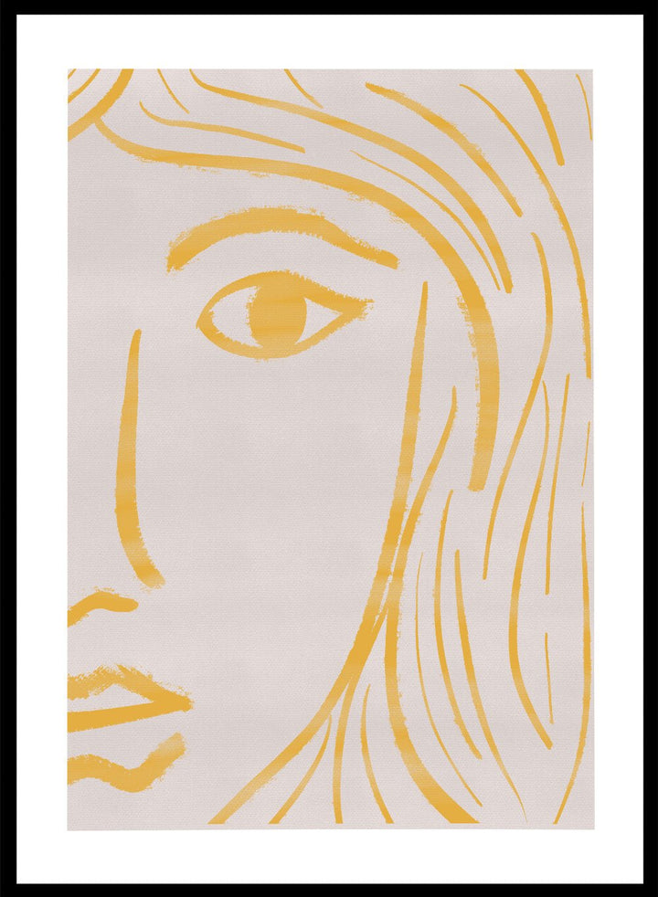 'Contoured' Aesthetic Art Print_Sugar & Canvas