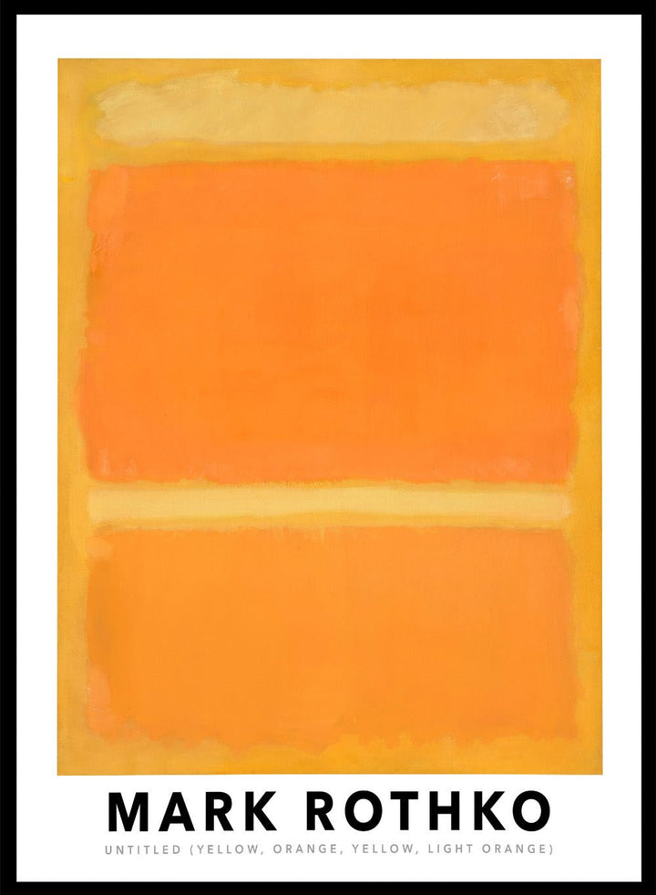 Mark Rothko Untitled (Yellow, Orange, Yellow, Light Orange) Art Print_Sugar & Canvas
