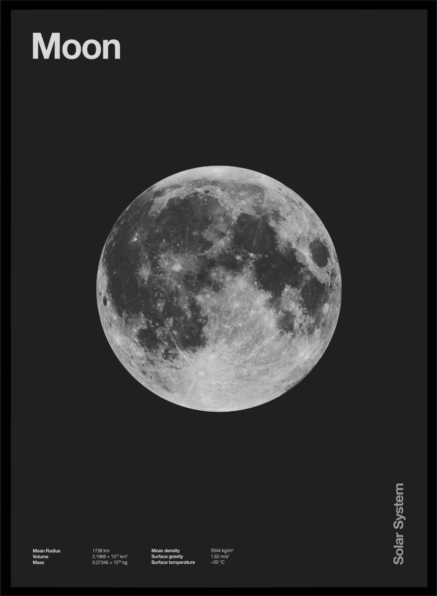 Florent Bodart - The Full Moon Licensed Fine Art Print (Framed
