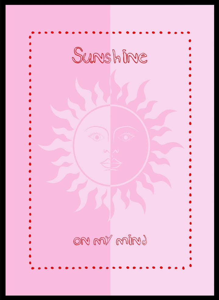 'Sunshine On My Mind' Aesthetic Art Print_Sugar & Canvas
