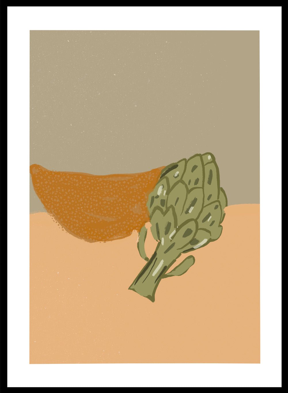 'Still Life with Artichoke' Aesthetic Art Print_Sugar & Canvas