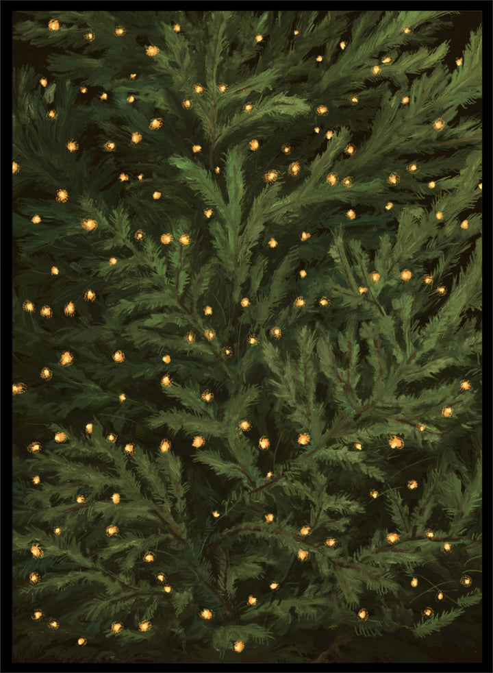 NKTN - Glowing Christmas Tree Art Print