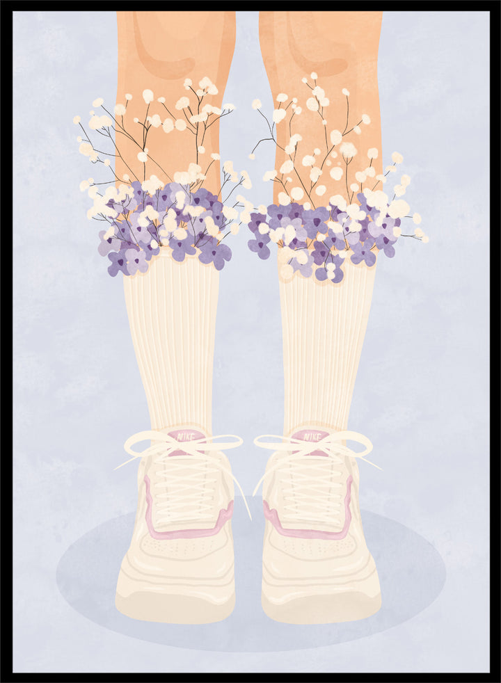 A stylized illustration of a person&