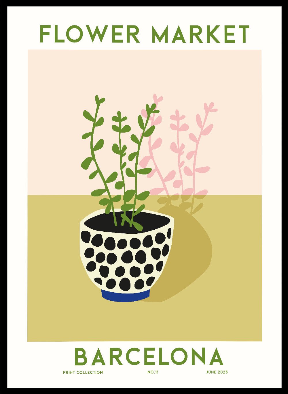 'Botanical Display' Aesthetic Art Print_Sugar & Canvas