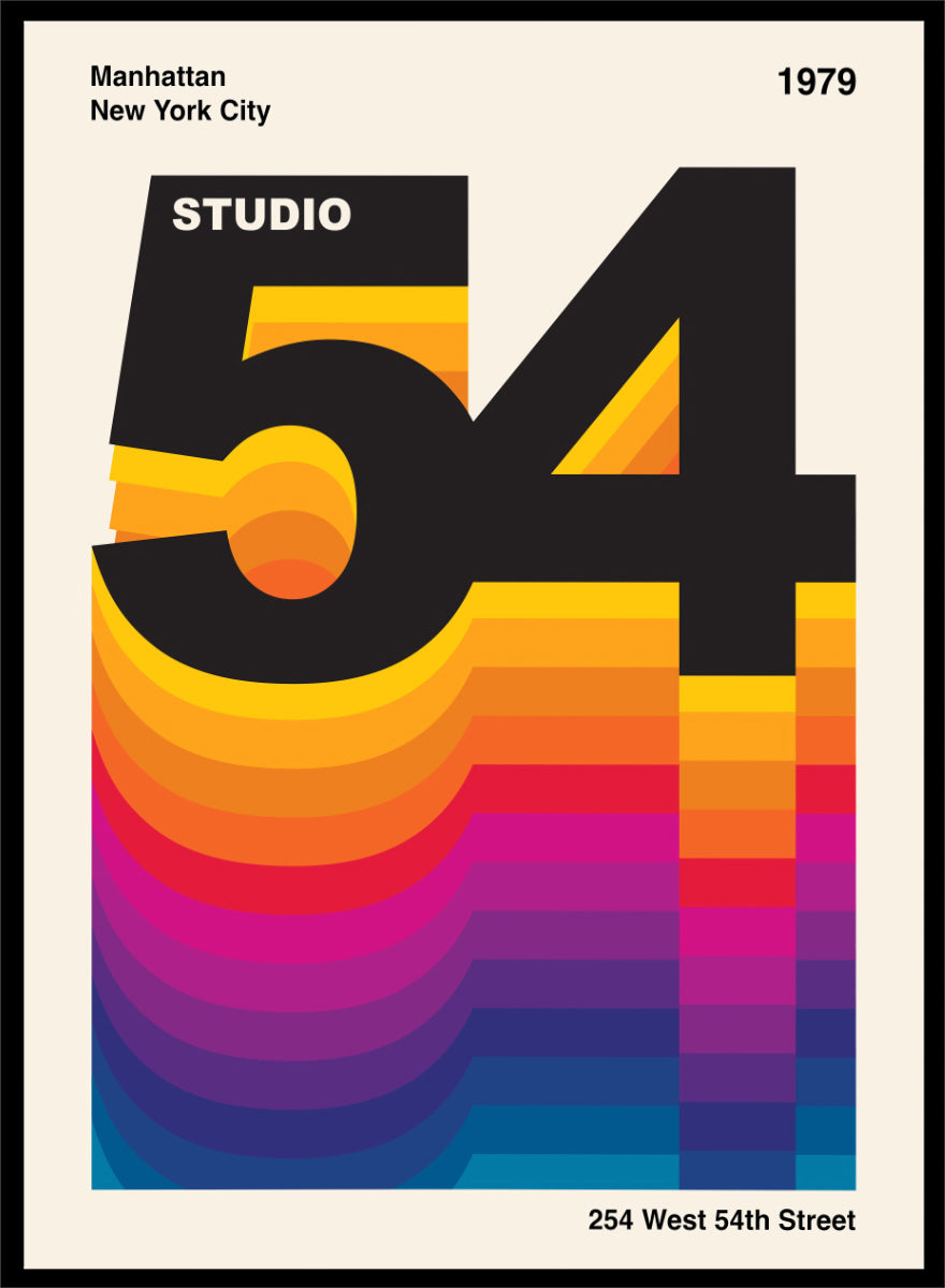 A graphic poster design for &