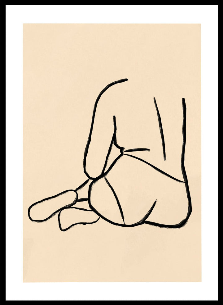 'Still Figure' Aesthetic Art Print_Sugar & Canvas