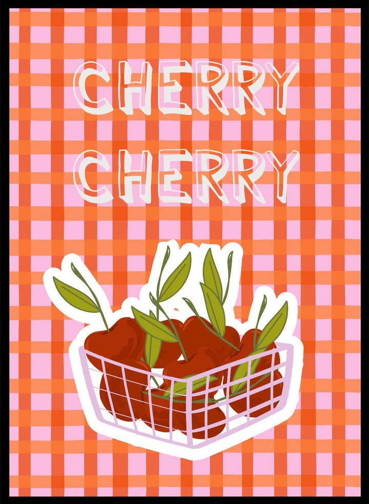 'Cherry Cherry' Aesthetic Art Print_Sugar & Canvas