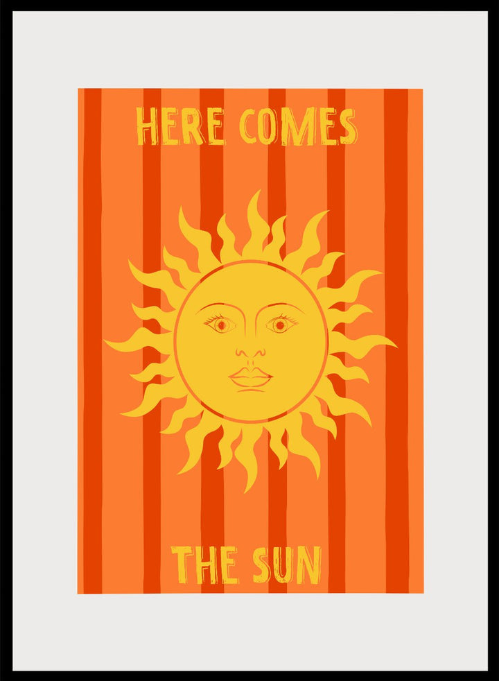 ‘Here Comes the Sun’ Aesthetic Art Print_Sugar & Canvas