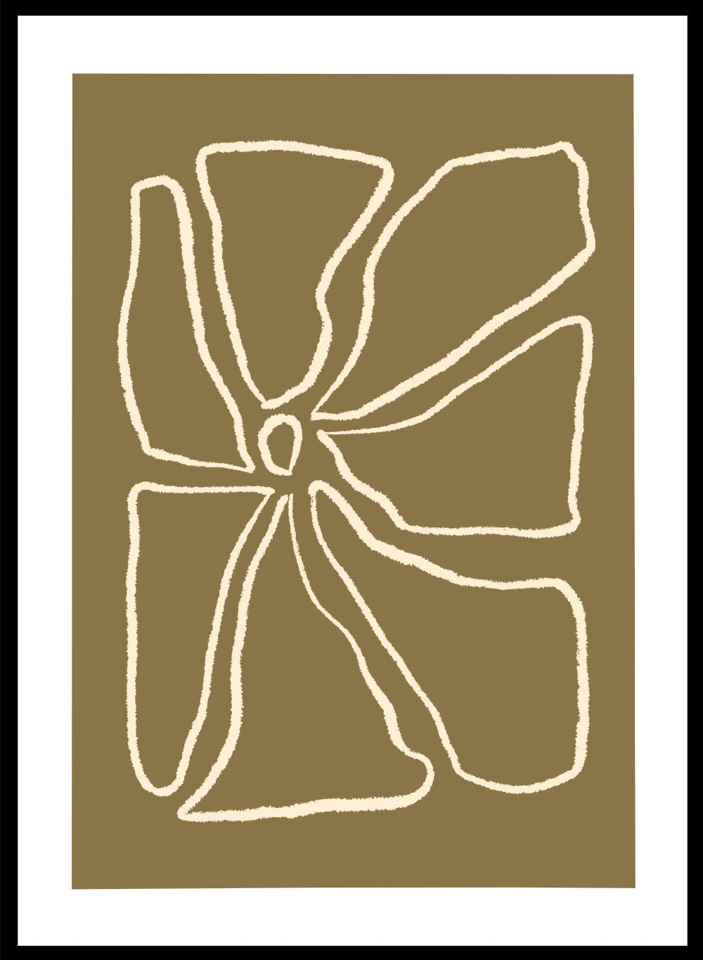 'Floral Form' Aesthetic Art Print_Sugar & Canvas