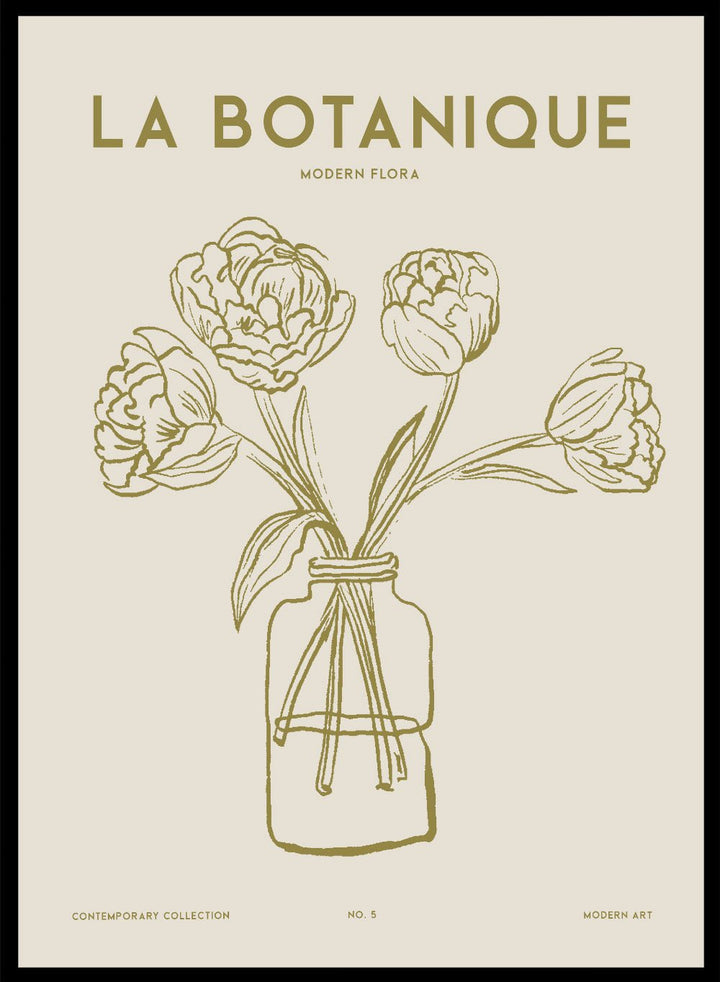 'Modern Flora 05' Aesthetic Art Print_Sugar & Canvas