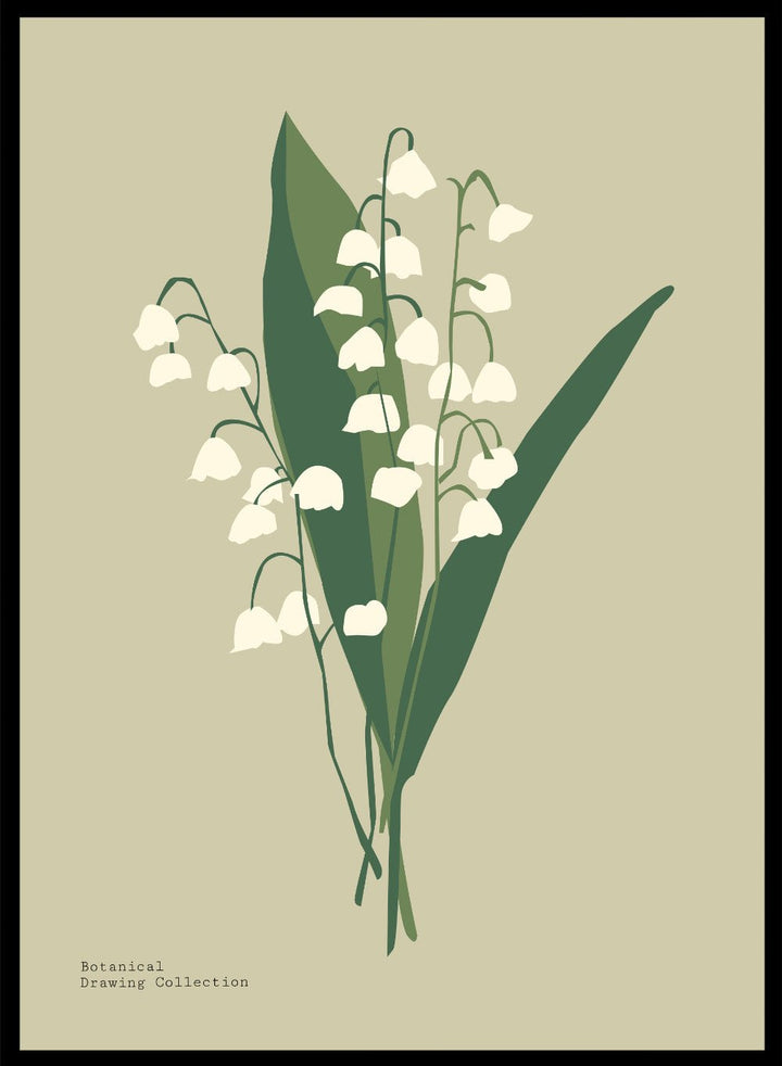 'Lily of the Valley' Aesthetic Art Print_Sugar & Canvas