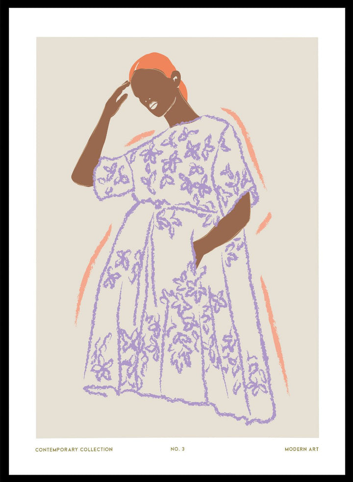 'Light & Lilac' Aesthetic Art Print_Sugar & Canvas