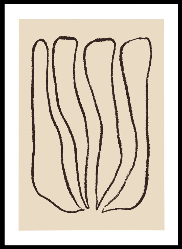 'Organic Form' Aesthetic Art Print_Sugar & Canvas