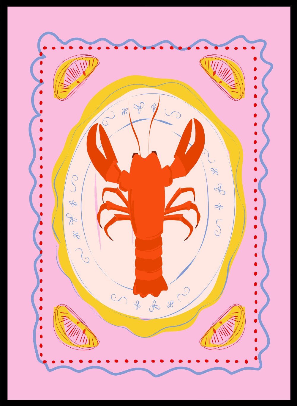 'Seafood Special' Aesthetic Art Print_Sugar & Canvas