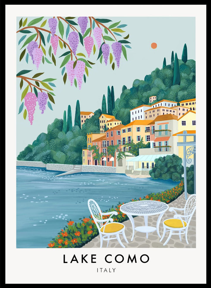 Lake Como Italy Art Print_Sugar & Canvas