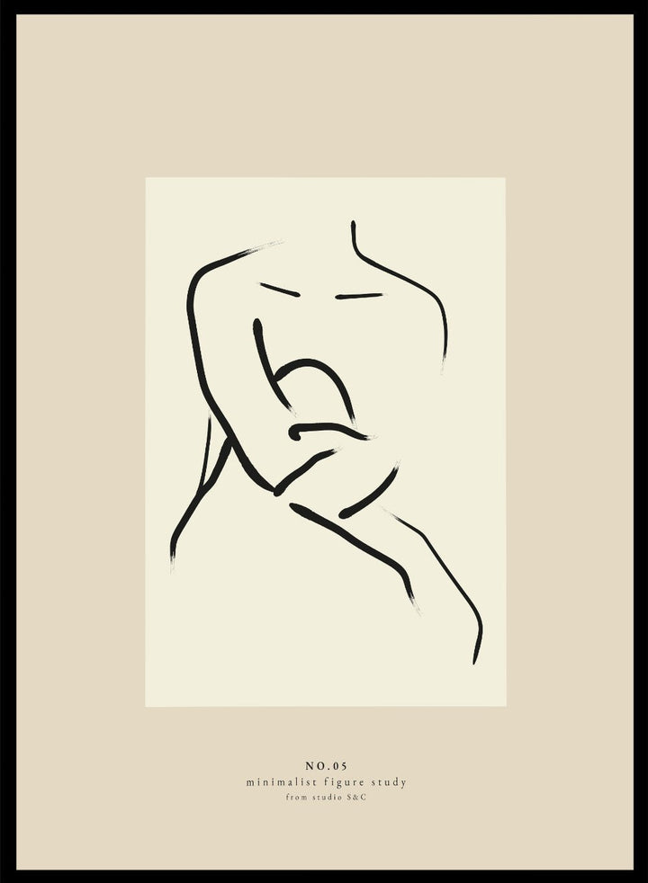 "Figure Study No. 05" Art Print_Sugar & Canvas