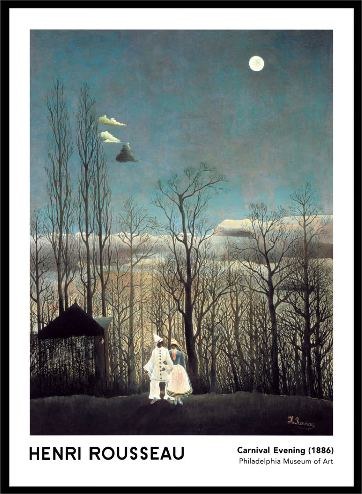 A framed art print of Henri Rousseau&
