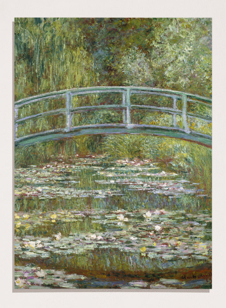 Claude Monet Bridge over a Pond of Water Lilies Art Print
