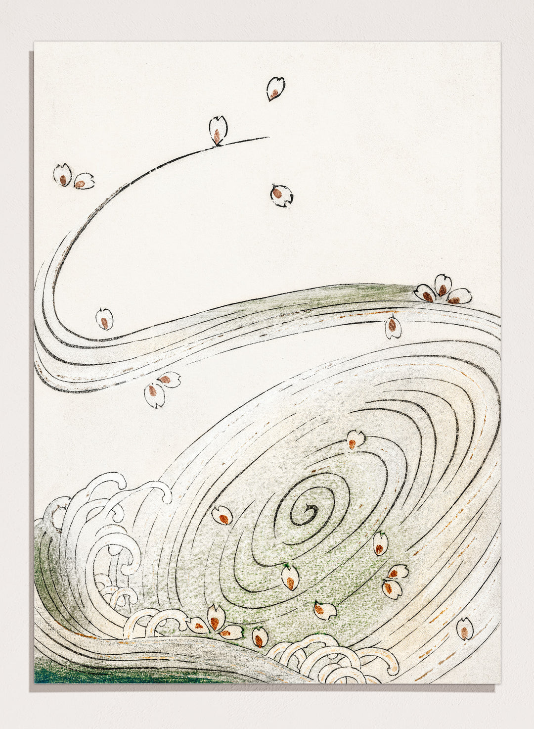 Watanabe Seitei Wind and Flower Art Print