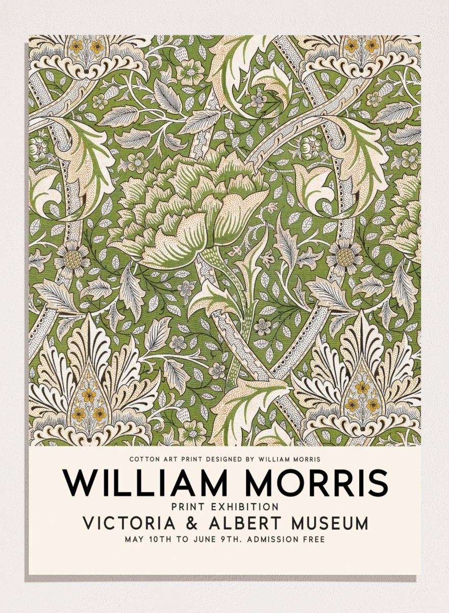 William Morris Windrush Flowers Vintage Art Print Art Museum