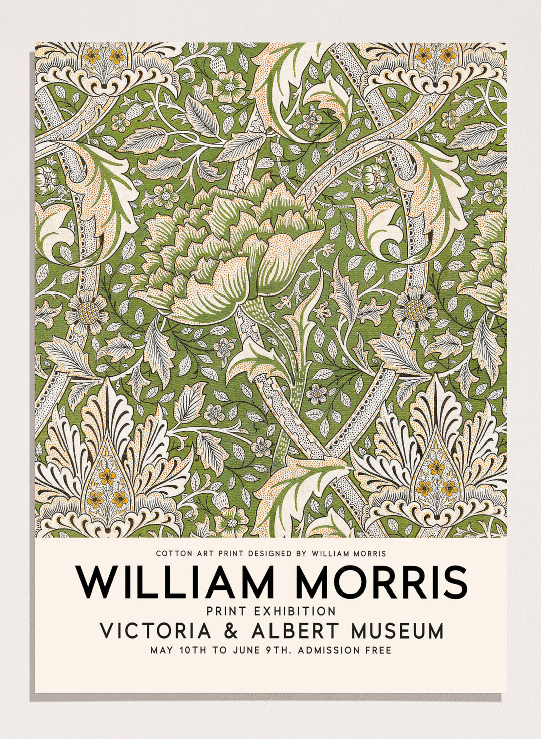 William Morris Windrush Flowers Art Print